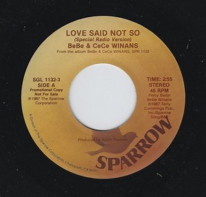 Bebe & Cece Winans - Love Said Not So