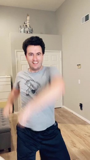 Christopher Dad Dances to Charli D'Amelio's Moves