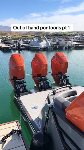 1200 HP Pontoon Boat: Triple Outboards & Insane Speed