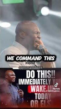 Early morning Prayers By Apostle Joshua Selman