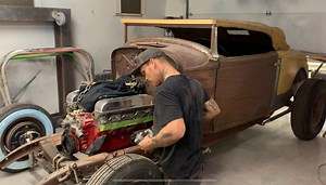 What do you get when you marry a 322 Buick nailhead with a 3 speed standard Ford transmission? A hotrod that’s cooler than dangit 🔥 All new season of BAD CHAD CUSTOMS airs August 17 on Discovery | Bad Chad