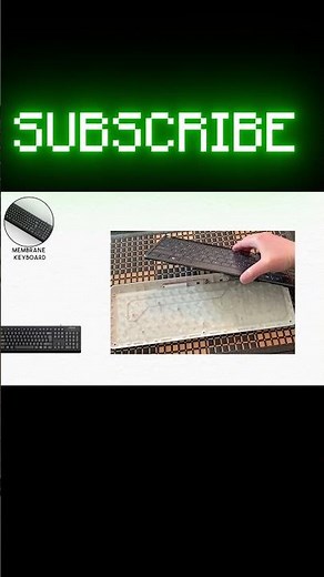 Membrane Keyboard | #keyboard #membrane #membranekeyboard #techexplained #simplyexplained #shorts