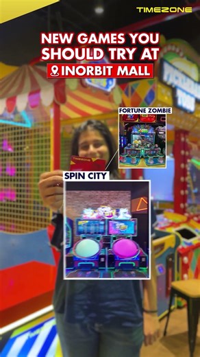NEW GAME ALERT at TIMEZONE, Inorbit Mall 🔥 #arcade #entertainment