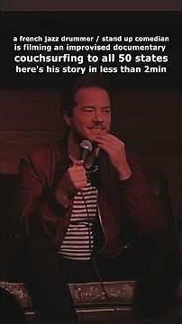 Couchsurfing to all 50 states to film a documentary about stand #standupcomedy #couchsurfing