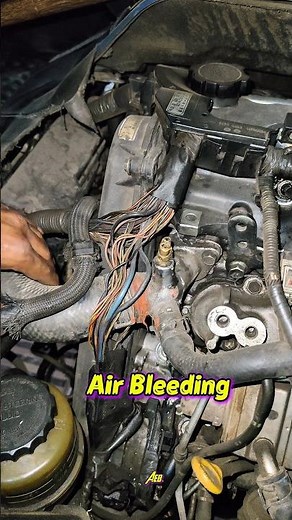 How to air bleeding from cooling system #car #cooling #viralvideo #service