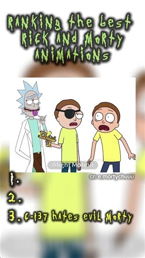 Ranking the BEST RICK & MORTY Animations [S1E4]