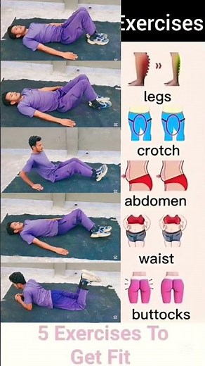 You can do this easy exercises while lying down in your bed #easyworkout #homefitness #fitnesstips