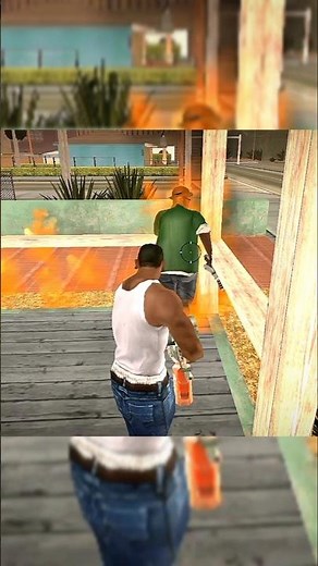 Cj Rock big smoke shock GTA San Andreas #gtasanandreas #shorts