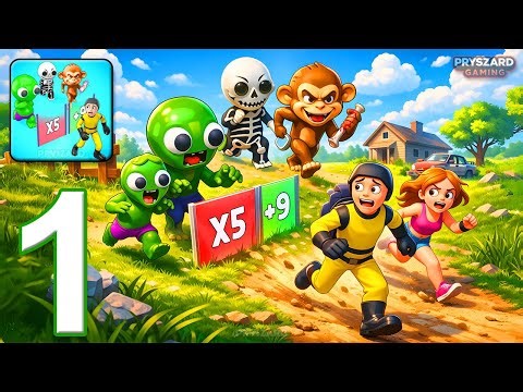 Monster Mob: Viral Invasion - Gameplay Walkthrough Part 1 - Zombie Infection Mob (iOS, Android)