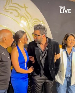 Mahesh Bhatt, Neetu Singh came long with Alia Bhatt and Ranbir Kapoor to celebrate the success bash of his film Animal. #MaheshBhatt #NeetuSingh #AliaBhatt #RanbirKapoor #animal | The Live