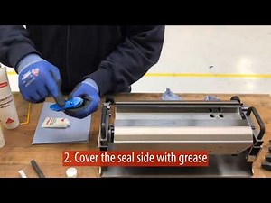 How to use end seal lubrication grease