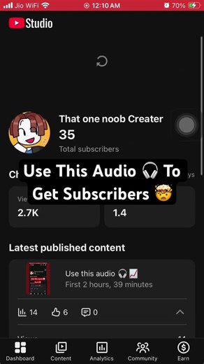 Use This Audio 🎧 To Get Subscribers 🤯