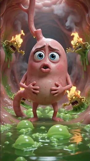 This Is What Acid Reflux Does to Your Stomach 😖🔥 (Science Explained!)
