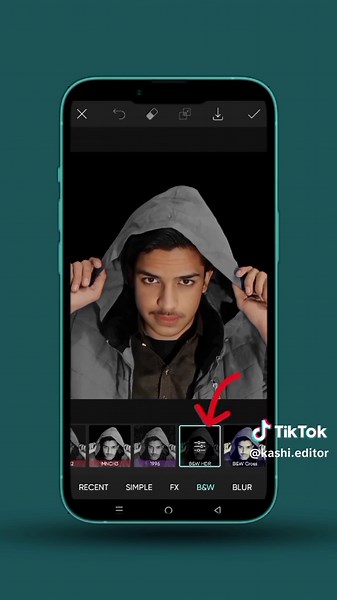 Black Photo Editing Tutorial with PicsArt
