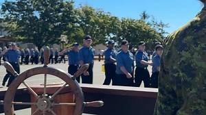 On July 12, 2025, HMCS Quadra marked the end of our first main week of summer training with a Commanding Officer’s Parade. Training is now well underway for the Aviation Technology and Aerospace course, the Introduction to Military Band course, the Seamanship course, and our Sail 1 and Sail 2 courses. This week also marked the start of new beginnings for our cadets; for many, this is their first time at a Cadet Training Centre, or even their first time away from home. The cadets are learning new