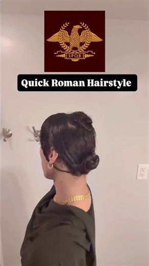 Roman Hairstyle 🏺🏛️ Quick Historical Reconstruction🏛️🏺