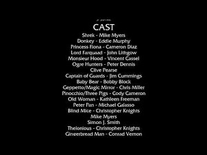 Shrek (1991, 2010) End Credits (Theatrical Edition)