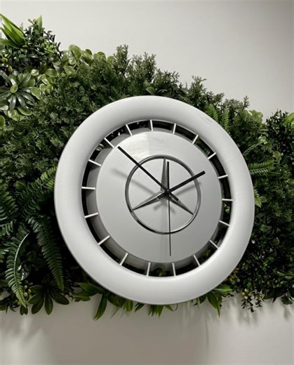 Unique Mercedes W126 Hubcap Clock – Wall Clock, 14 Inch, Handmade, Garage Workshop Decoration - Etsy