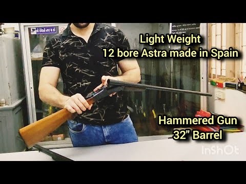 12 bore Gun Astra "Ciclope" is a single barrel hammer fired Shotgun made in Spain