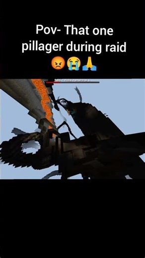 That one pillager during raid 😡😭🙏#dublagem