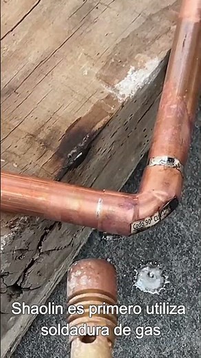 Método para realizar una tubería de cobre completa.