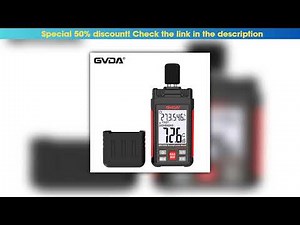 Limited GVDA Digital Sound Level Meter Audio Level Meter Sonometro Sound Meter Decibelimetro 30-130