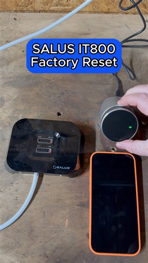 SALUS IT800 Factory Reset #smartthermostat #AllenHart | Allen Hart