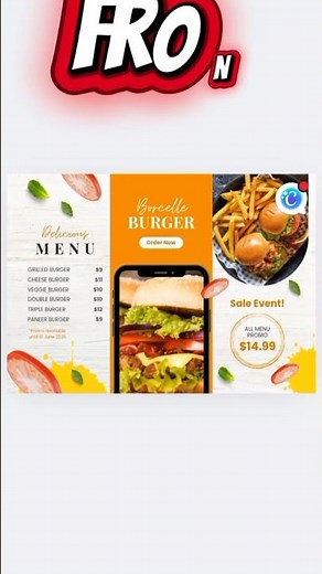 Creative Brochure Design in Canva #canva #brochure #aqgraphicstech #viral #youtubeshorts #shorts