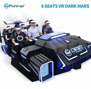 [Hot Item] 9d Virtual Reality Cinema Simulator 6 Seats Motion Vr Car