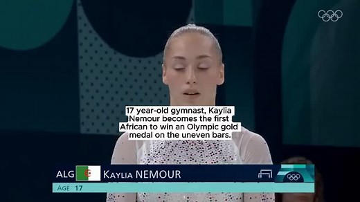 Algerian Gymnast Kaylia Nemour Makes History with Olympic Gold
