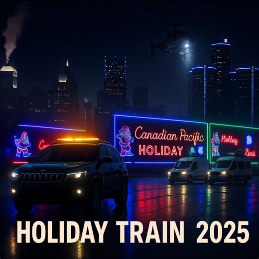 This Saturday, the CPKC Holiday Train will be in the Motor City! Who’s ready for a chase through the city? RacerHoliday #cpkc #holidaytrain #trains #holiday #christmas #special #detroit #motorcity #McStation #station #cpkcholidaytrain #event #city #railfan #reels #fbreels #reelsvideo #fbvideo #urban #nightlife #night #chase #tour #canada #america #followers #facebook #followers #event | Racer Rail Photos