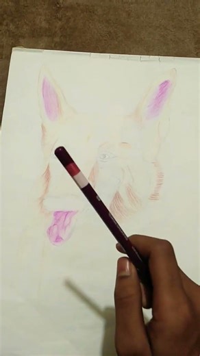 Realistic dog drawing #subscribe #art #viralshort #drawingideas