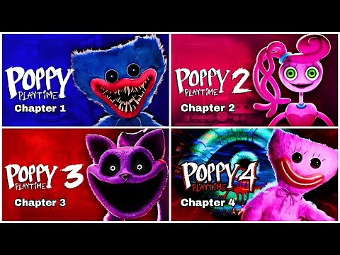 Poppy Playtime Chapters 1, 2, 3 & 4 Full Gameplay Walkthrough | Poppy Playtime All Chapters
