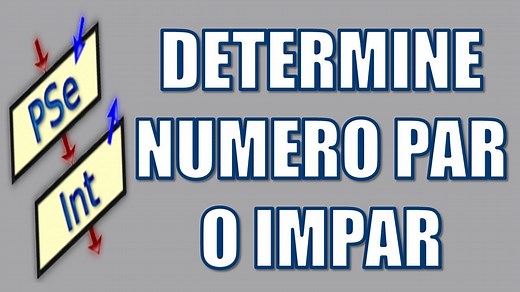 Determine si un número e par o impar en Pseint - Diloentutos Pc