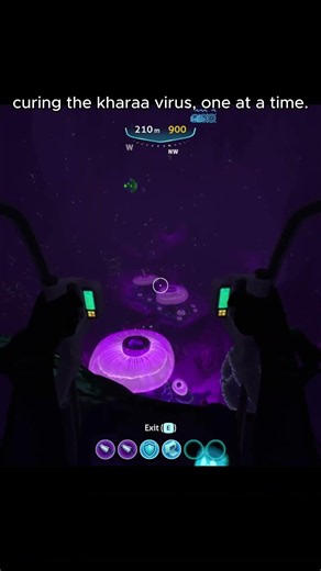 how to cure every virus | #virus #subnautica #cure #curing #slimed #prawn #subnauticashorts