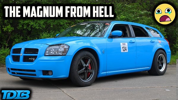 800HP Hellcat Dodge Magnum Swap Is Both Scary and Funny