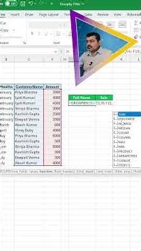 Groupby function in excel | #excel