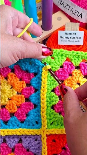 Granny Square Flat Join #shorts