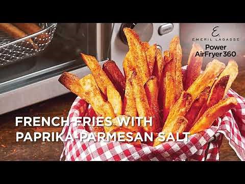 Irresistible French Fries with Paprika Parmesan Salt | Emeril Lagasse Power AirFryer 360 Recipes