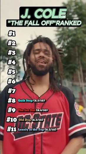 Ranking The Top 11 Songs on J. Cole’s "The Fall Off" (Part 2) 🏆