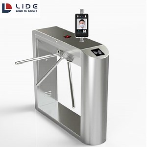 [Hot Item] Biometric Face Recognition Half Height Tripod Turnstile for Access Control