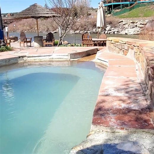 The water features at The Springs Resort hot springs add an extra touch of serenity and calm to your experience. Book your stay now and enjoy the soothing sounds of nature. Day Passes. Overnight Stays. Memories to be Made. www.pagosahotsprings.com | The Springs Resort