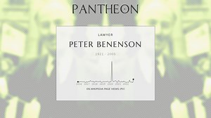 Peter Benenson Biography | Pantheon