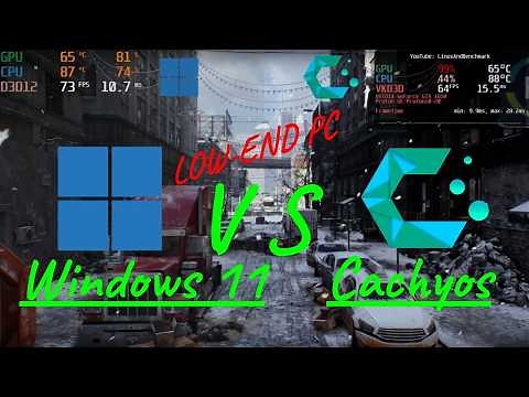 Windows 11 vs CachyOS: Gaming FPS Benchmark & Performance Test