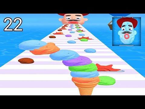 Stacky Ice Cream Runner! Satisfying and Relaxing Gameplay Part 22