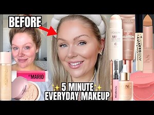 Easy Everyday *5 Minute* Makeup Routine 2025 | Chatty Life Update, Mom Life & more! Kelly Strack