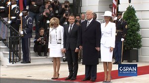 WATCH: White House Arrival Ceremony for French President Emmanuel Macron https://cs.pn/2KcesRJ | C-SPAN