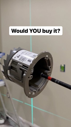 138K views · 58 reactions | Helpful or unnecessary? 路‍♂️ Check out this super cool 2 in 1 electrical box I used during my basement renovation! It was quick and easy to use, but it was a bit more pricey than I would like. That being said… Would YOU buy this product?  #electrician #electrical #electric #lighting #diy #checkthisout #newproduct #handywoman #handyman #skilledtrades #diyer #diyers #electricalwork #electricalproject | Randomdiyguy | Facebook