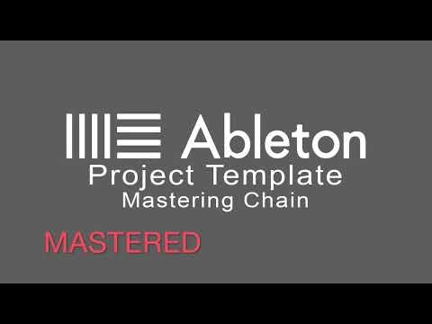 Ableton Master Chain Project Template
