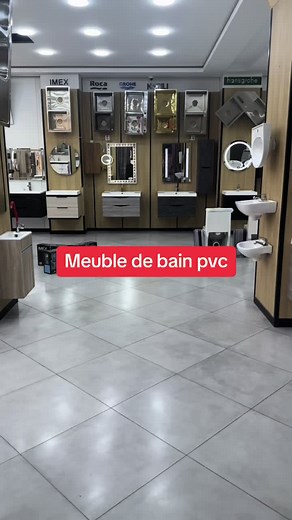 Meuble de bain PVC 100% : Élégance et Durabilité